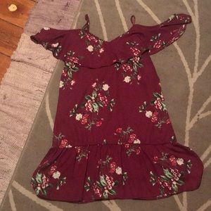 M, almost famous floral printed dress